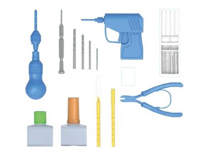 Tori Factory IDEA Series Figure Model Making Tool Set 1 with Etching Resin Kit Molded Color 1/12 Scissors, ID-10