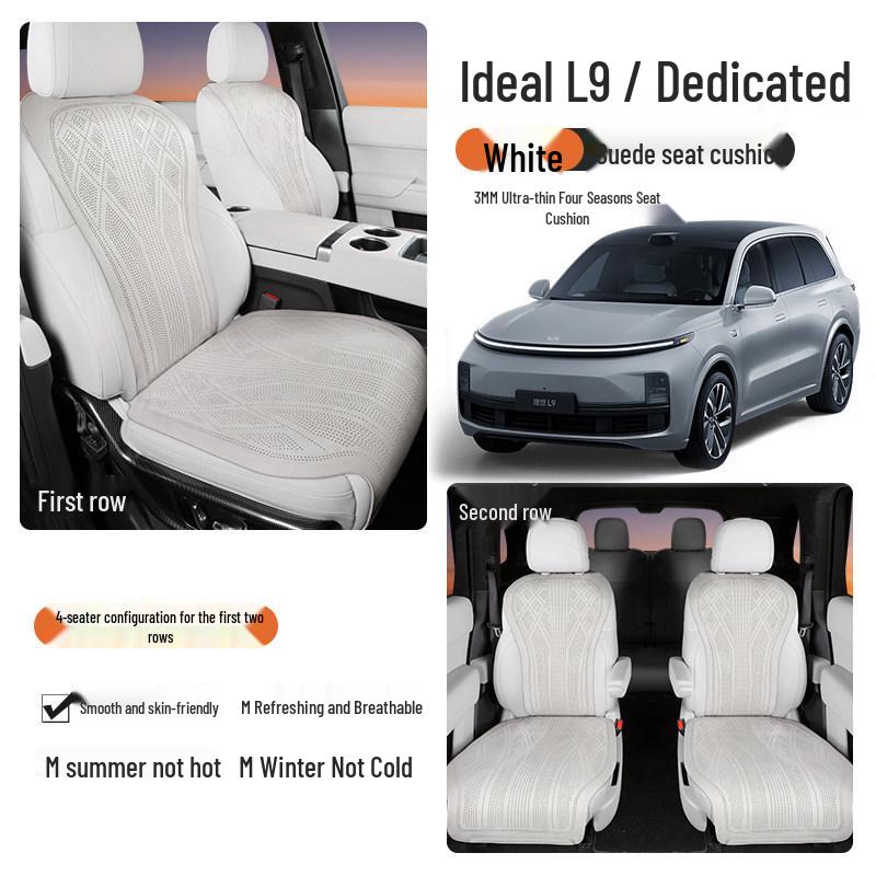 Li Auto L6-L9 Sitzkissen: Vier Jahreszeiten Universell, Atmungsaktive Auto-Innenraumabdeckungen für 25 Modelle.