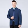 2024 Men's Versatile Lapel Jacket - Spring & Autumn Casual Outerwear for Middle-aged and Elderly