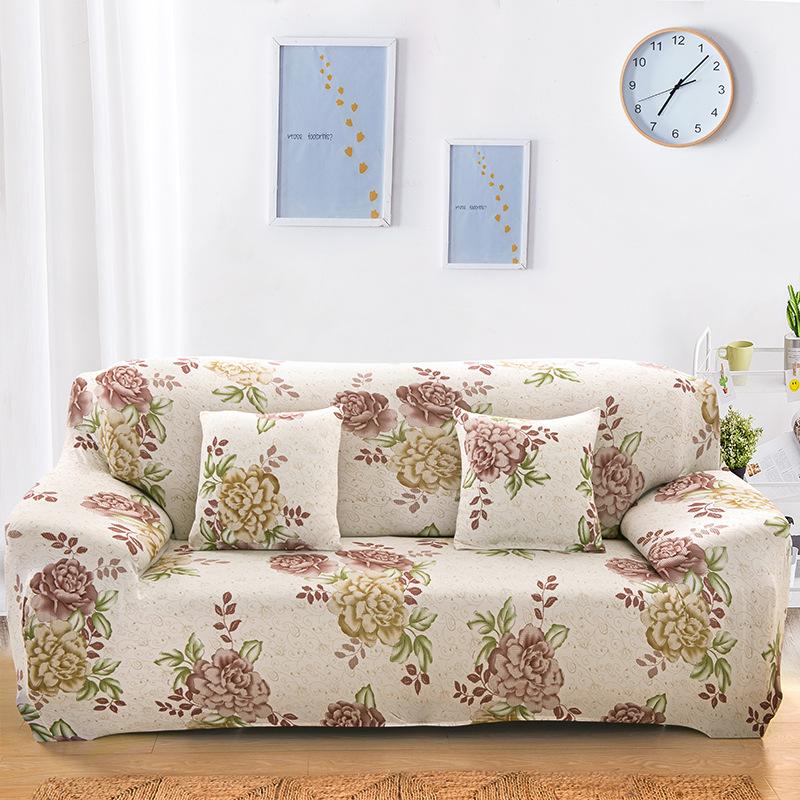 Printed Sofa Slipcover Non-slip Sofa Cover Thickened Couch Cover  Furniture Protector for Bedroom Office Living Room Home Decor