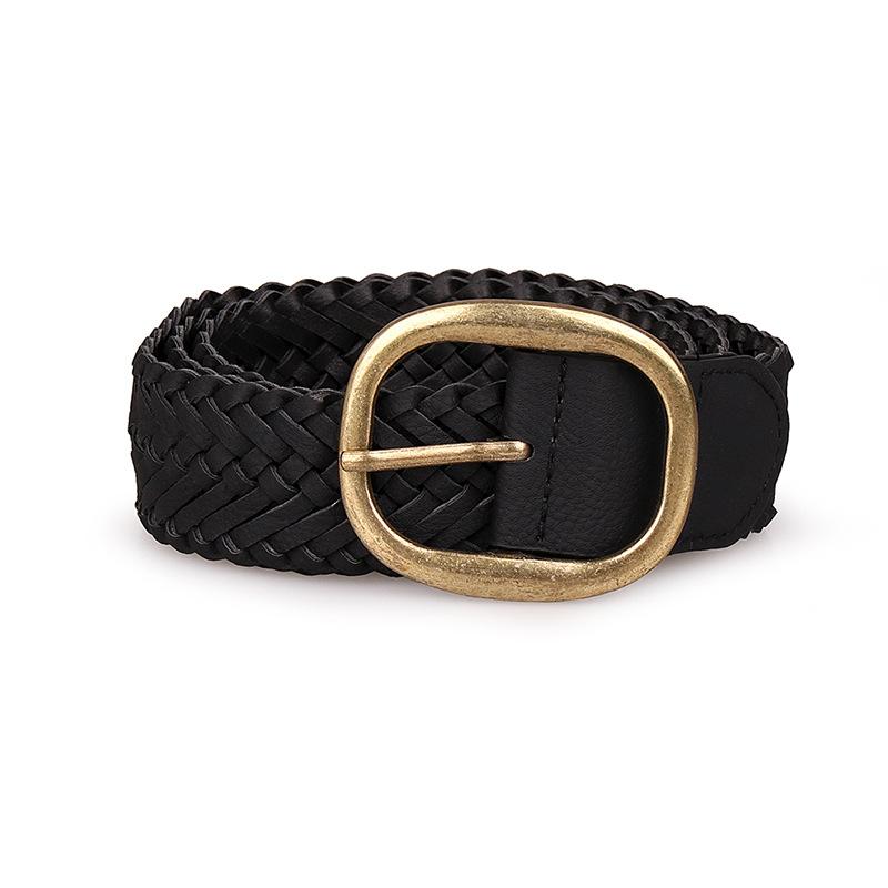 Universal Men and Women, Non-hole Woven Versatile Casual Belt