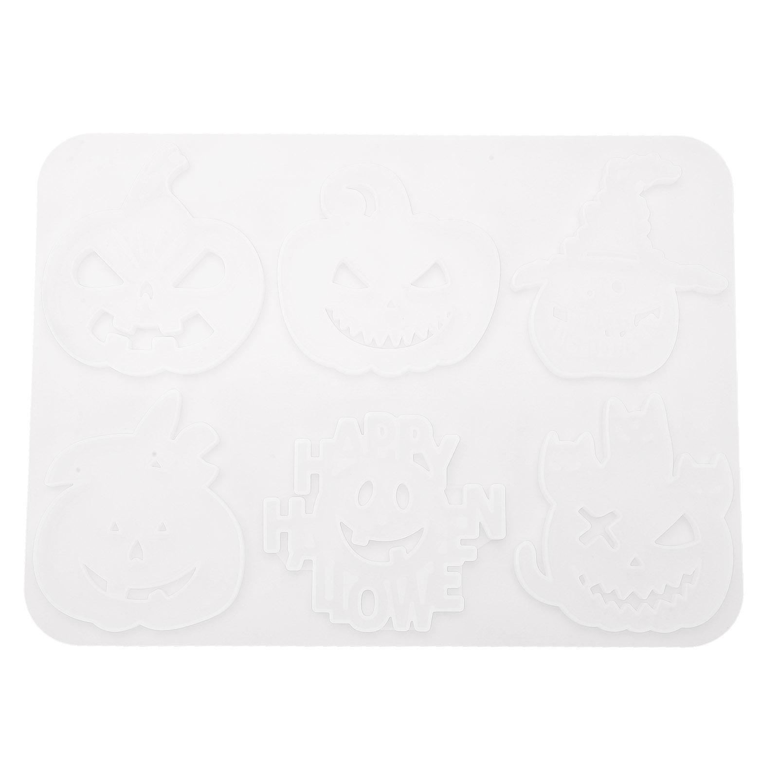 Хэллоуин Силиконовая форма Портативный Пищевой силикон Гибкий Антипригарный Разнообразие Тыква Силиконовая форма