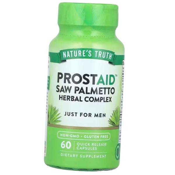 

Со Пальметто Комплекс, ProstAid Saw Palmetto Herbal Complex, Nature s Truth 60 капс (71509008) 60caps