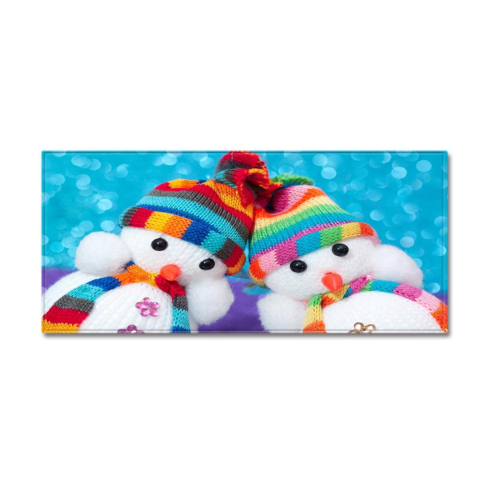 Christmas Kitchen Sand Carpet Doormat Long Floor Mat