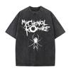 Washed Vintage Rock Band My Chemical Romance The Black Parade Tour 2026 T-shirt Men Women Fashion Punk Emo Oversized T Shirts