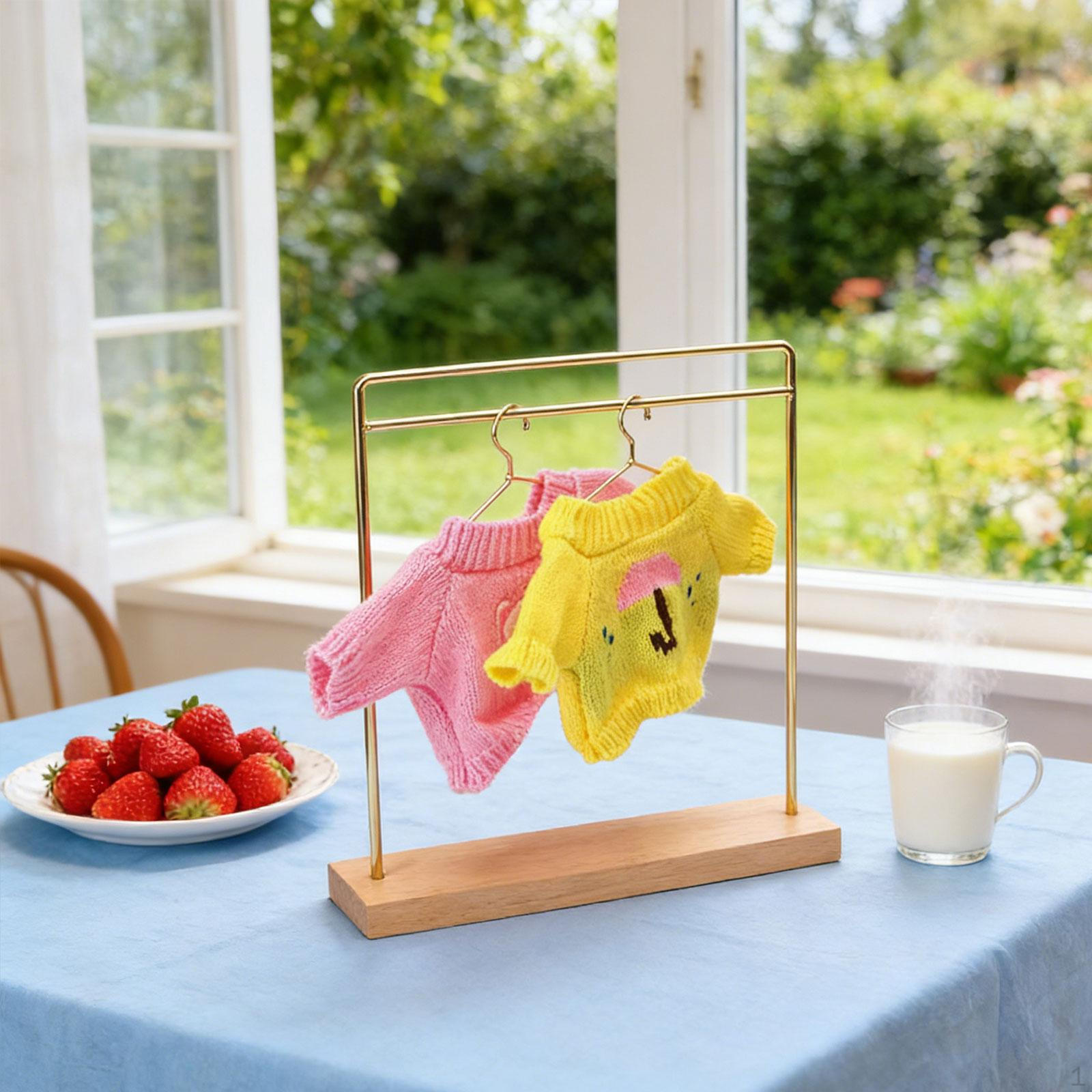 

Вешалка для кукольной одежды, вешалка для одежды, мини-шкаф для девочки для душевых принадлежностей Small