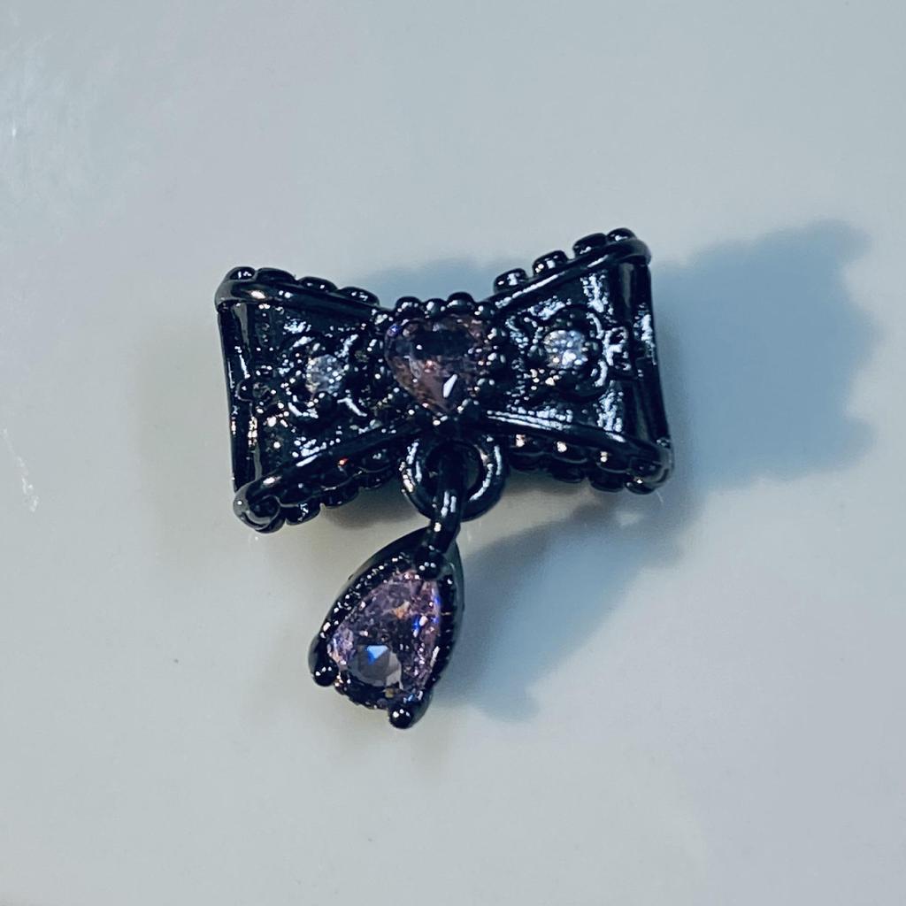 Trendy Bow Tassel Niche Design Light Luxury DIY Jewelry Accessories Handmade Crystal Bead Stringing