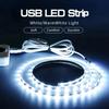5V USB LED Strip SMD 2835 with Button Switch Kitchen TV Backlight Cuttable Flexible LED Tape Ribbon Under Cabinet Light