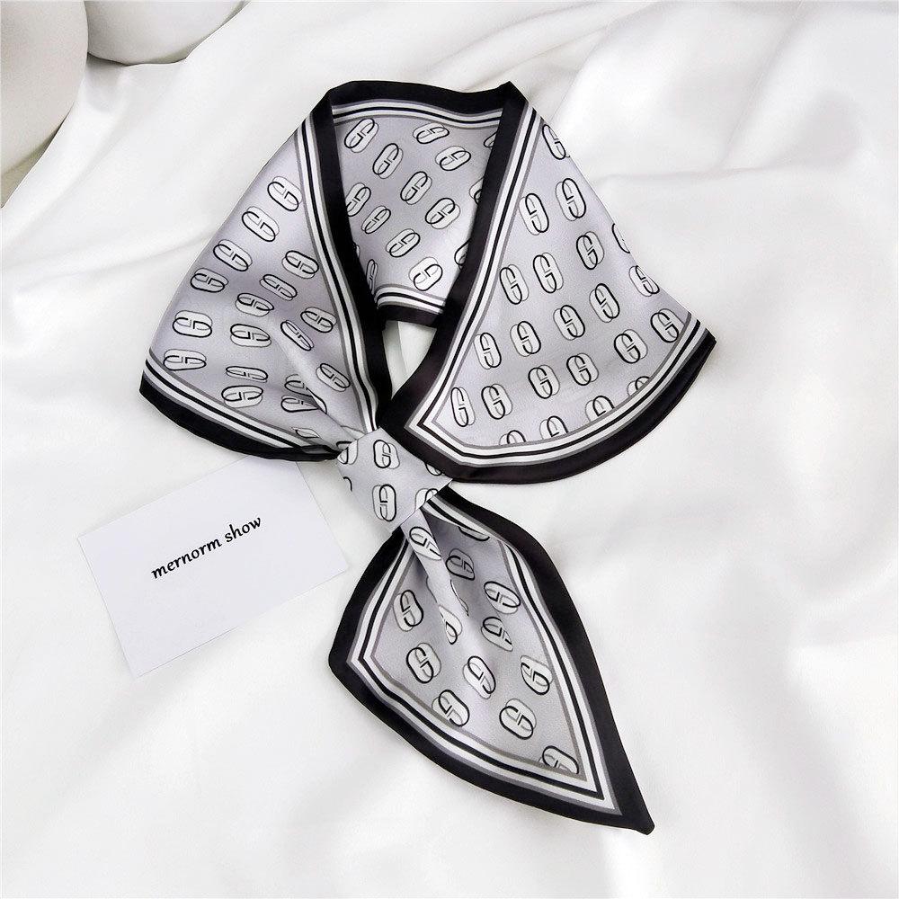 Nové šatky Hodvábne šatky Dámska jarná a jesenná sezóna Dlhé dekoratívne profesionálne šatky Letné tenké štýly spárované s košeľami Štýlové