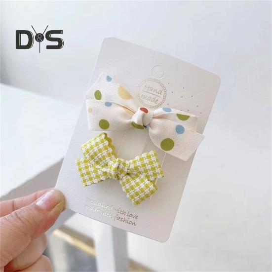 Kids Hairpin Cute Attractive Lovely Elegant Adorable Comfortable Lightweight Princess-style Girls Bowknot Hair Clip Accessories Daily Wear