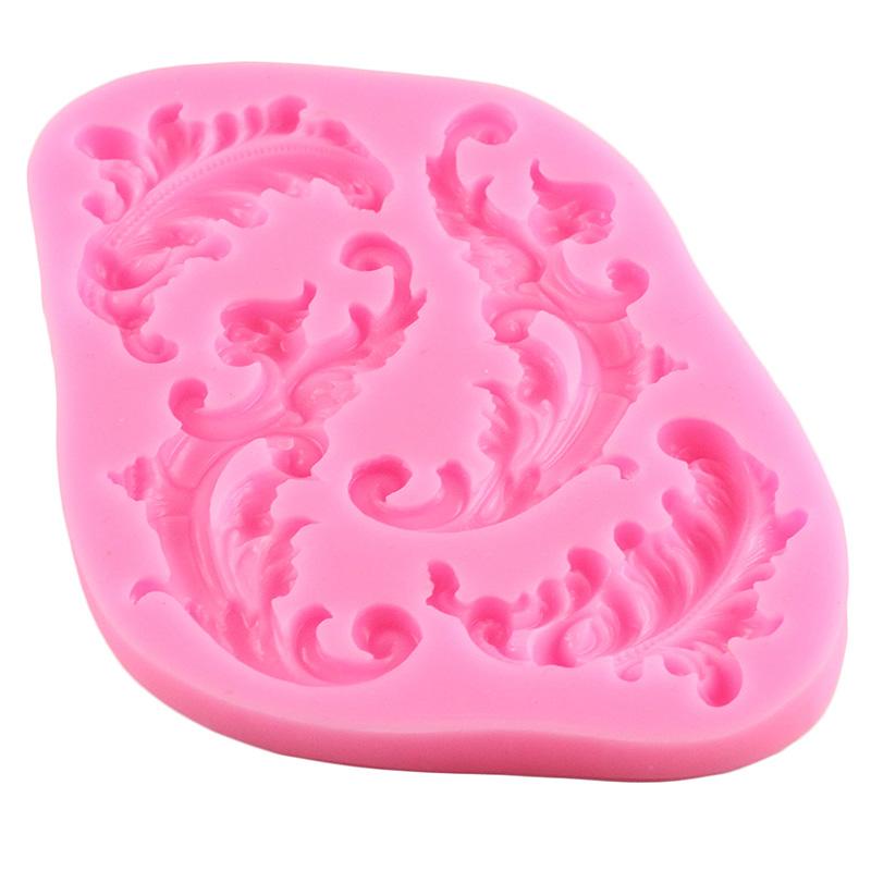 European Relief Silicone Molds Cake Border Fondant Mold Cake Decorating Tools Chocolate Cupcake Topper Candy Polymer Clay Moulds