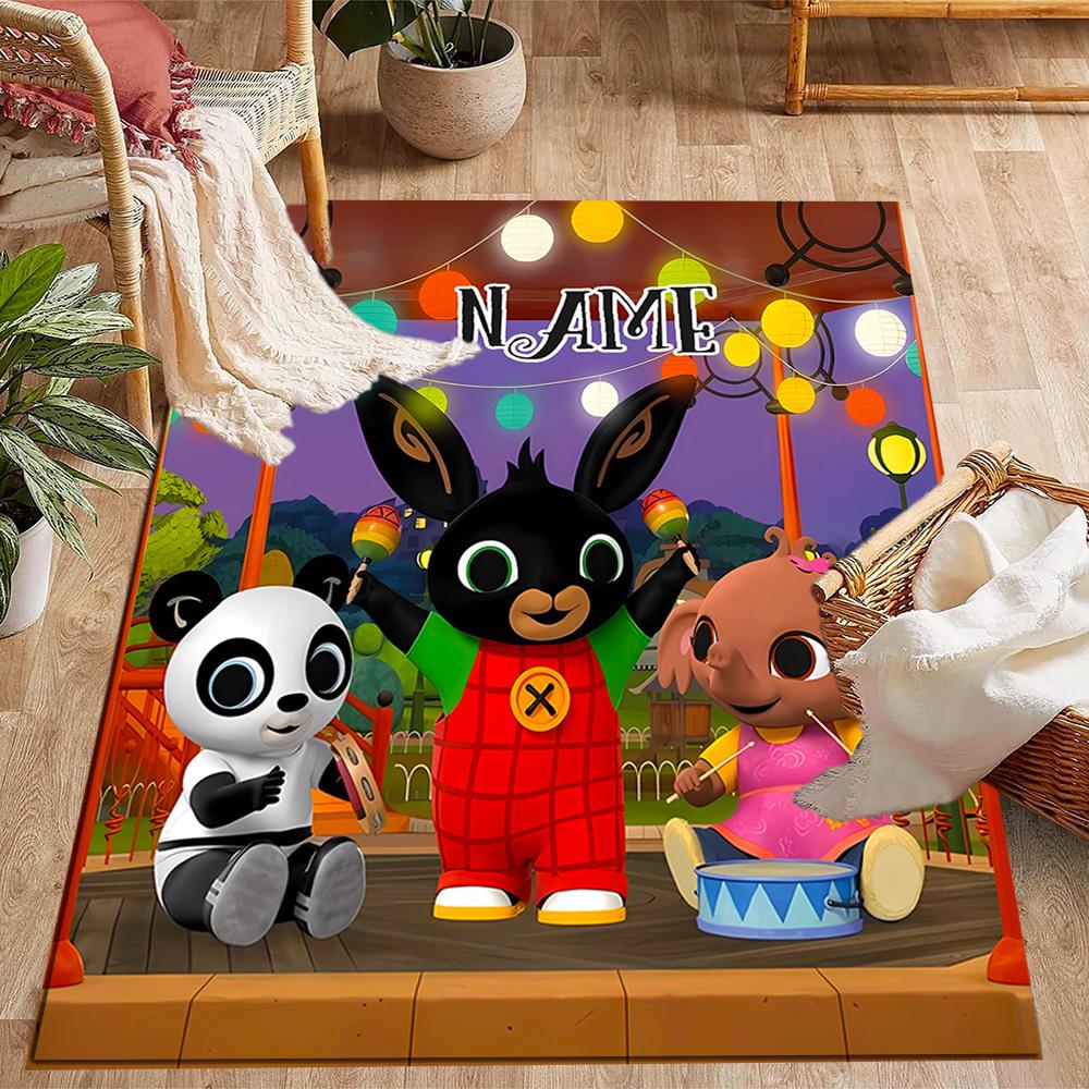 Friends Adventure Customize Your Name Floor Mat Design for Living Rooms Balcony Playrooms Kitchen Antislip Carpet Anime Office Decor Spiritual Gift