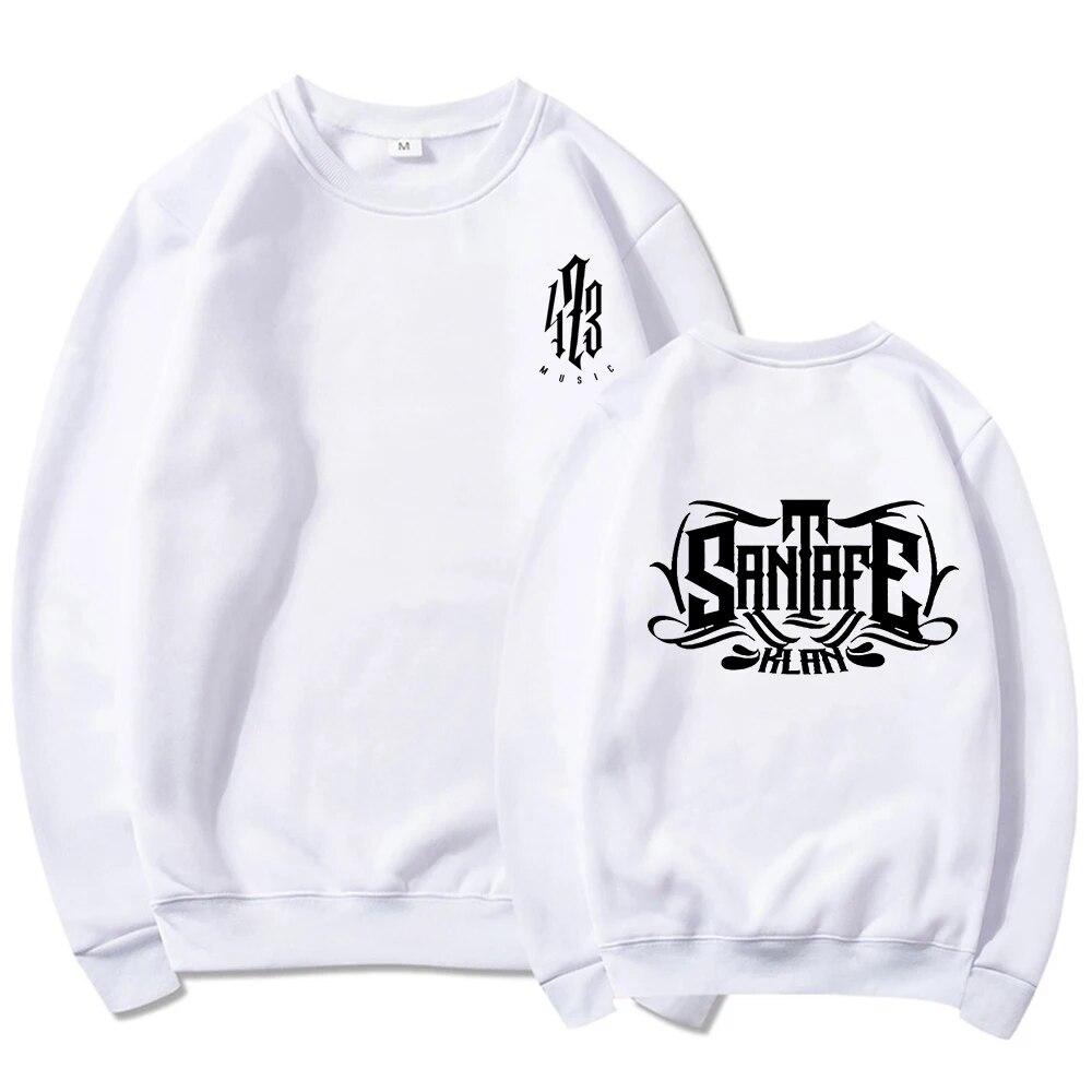 Santa Fe Klan Rapper Vintage Hoodie Fashion Unisex Harajuku Aesthetic Graphic Music Hoodies Unisex Streetwear Hooded Sweatshirts