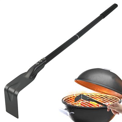 Rastrillo de Ceniza Para Horno de Pizza Herramienta de Carbón para Barbacoa Rastrillo de Mango Largo Raspador de Parrilla Herramientas de Limpieza para Horno de Leña