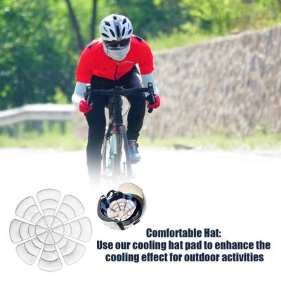 Helmet Cooling Pad Summer Ice Cap Mat For Cycling Motorcycle Helmet Hard Hat Cooling Liner Pad Helmet Accessories