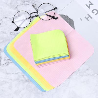 For iPhone iPad Screens Microfibre Fiber Eyeglasses Wipes Chamois Glasses Cleaner Cleaning Cloths