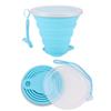 270ML Travel Cup Stainless Steel Silicone Retractable Folding Cups Telescopic Collapsible Coffee Cups Outdoor Sport Water Cup