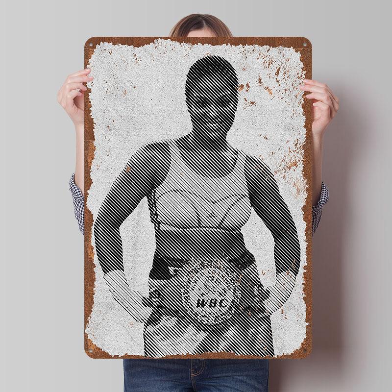 Laila Ali Boxer Metal Posters Custom Vintage Metal Signs Wall Art Retro Tin Plaque for Man Cave Wand Deko Home Decor House Room