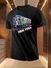 New York Graffiti Train Print Tshirt - Breathable Lightwe...