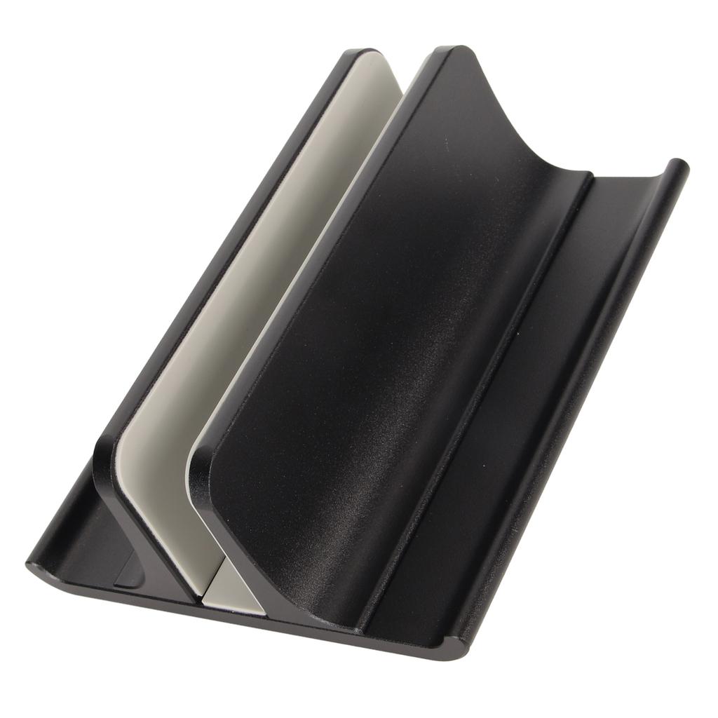 Vertical Laptop Stand 3 in 1 Aluminium Alloy Size Space Saving Laptop Holder for Maximum 17.3in Laptop