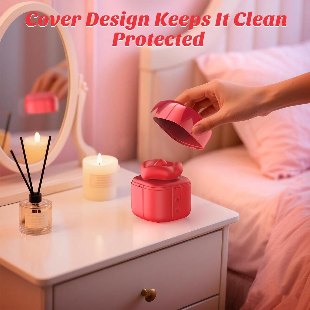 Vibrator Tongue Sex Toy for Women Real Touch Big Mouth Sucking Vibrator Adult Oral Toys for Clit Nipple Clitoral Stimulator