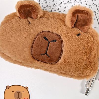 Cartoon süße Stift Tasche Plüsch Stofftier Bleistift Tasche große Kapazität Kosmetiktasche Kawaii Schule Schreibwaren