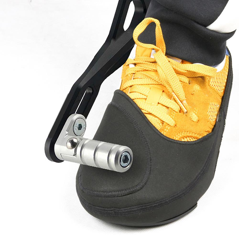 Copri Pedale Cambio Moto Antiscivolo Regolabile Copriscarpe Stivali Rilascio Rapido Accessori Moto