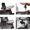 Motorcycle Phone Holder Handlebar Stand Bike Rear View Mirror Mount Extender Security Quick Lock Support Telephone Stand