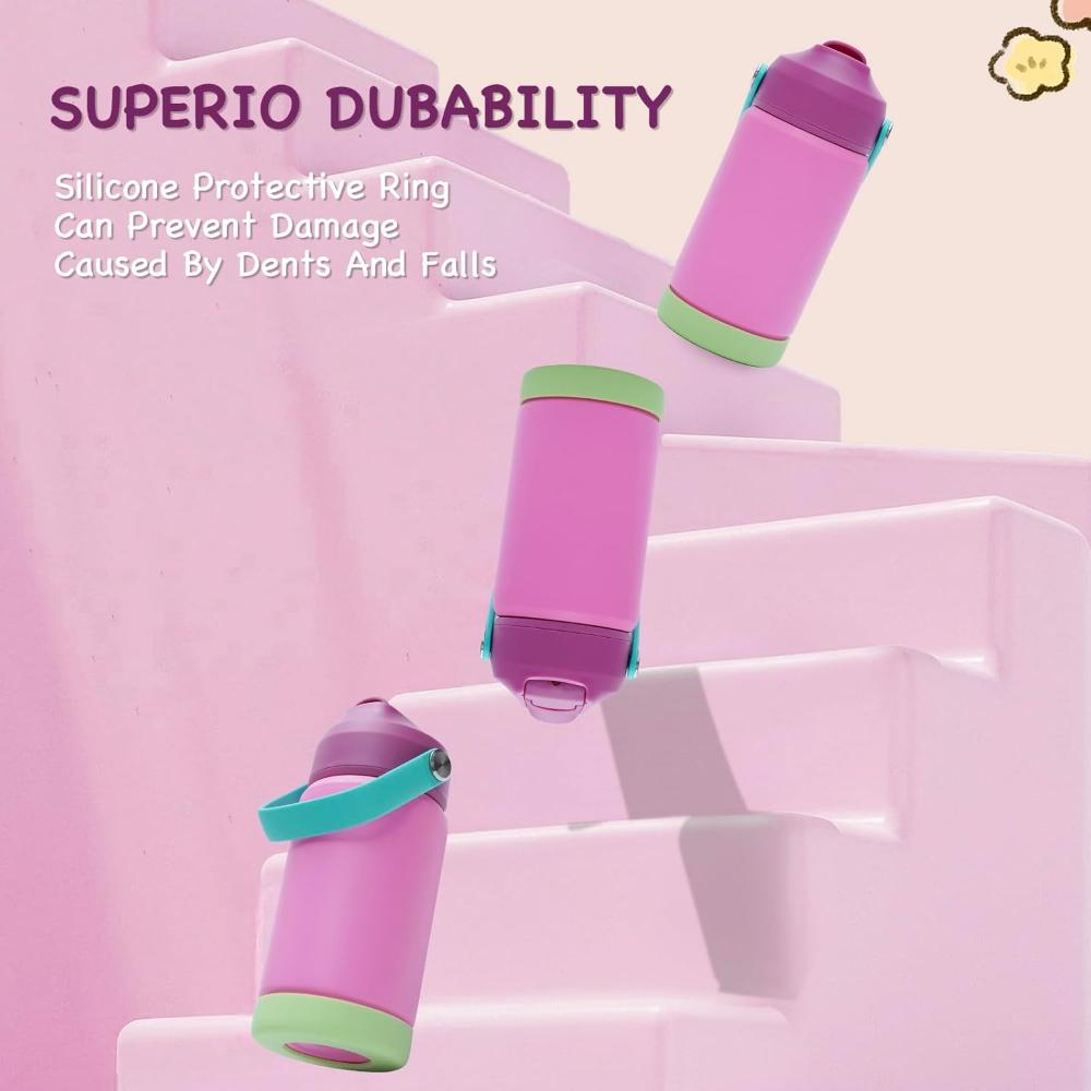 Бутылка для воды из нержавеющей стали для детей — фото 11