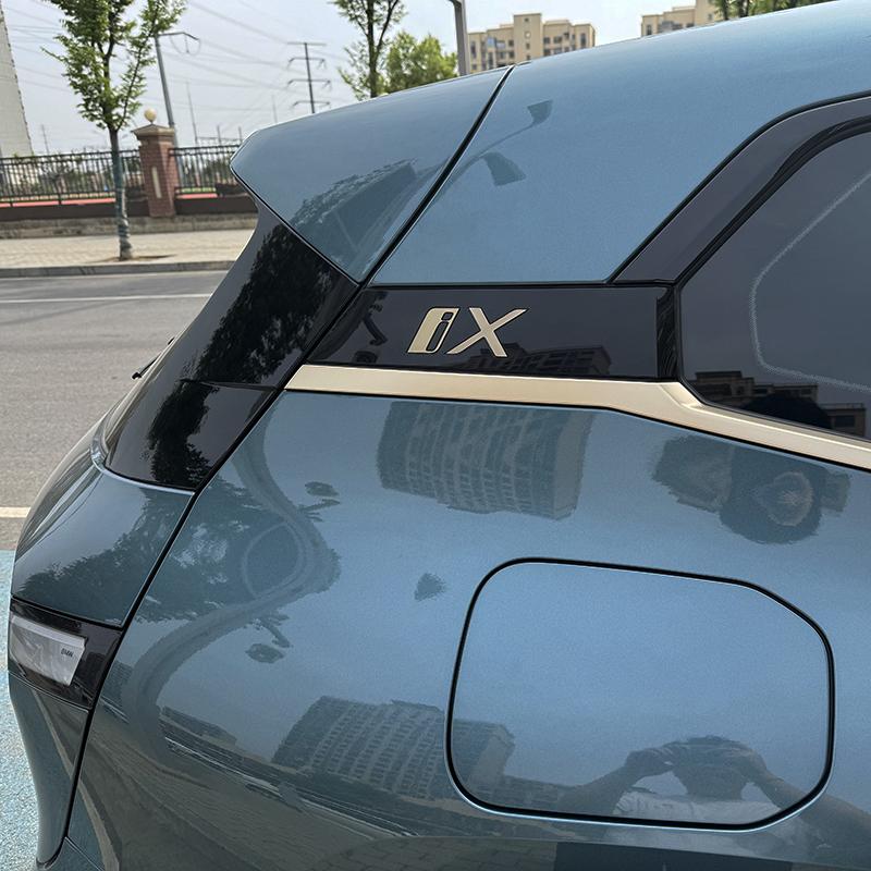 For BMW IX 2022 2023 2024 2025 2026 I20 Car Aluminum Alloy Side Label Sticker IX Cover Side Rear Emblem Accessories