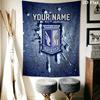 Custom KKS Lech Poznań Wall Hanging Printed Fabric Blanket Decorative Tapestries for Bedroom Living Room Home Decor