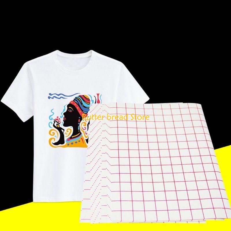 W89C 10 Pcs Sublimation Heat Transfer Paper for Polyester Cotton T-Shirt Cushion Cloth Phone for Case Printing Design Easy to