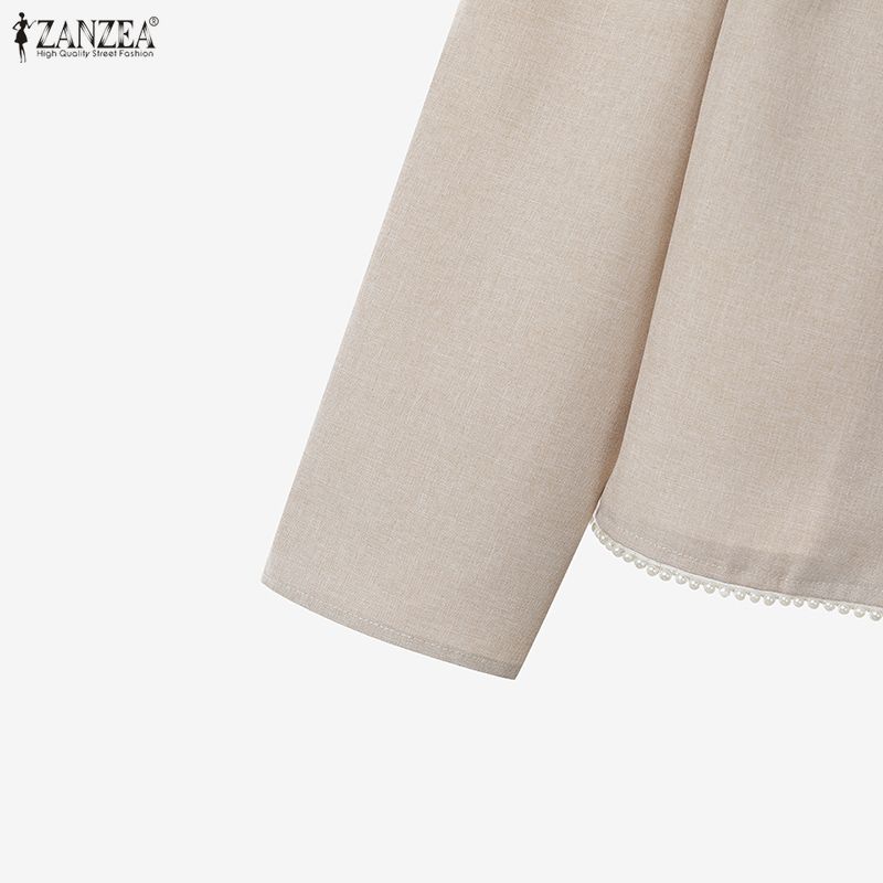 ZANZEA Women Long Sleeve Blouse and Long Skirts Casual Two Piece Suit Sets