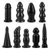 Extra Large Butt Plug Set of 9, PVC Anal Trainer Kit, Sex Toys for Men, Adult Anal Dilator for Prostate Massage
