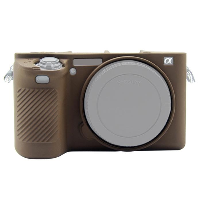 

М який силіконовий захисний чохол PULUZ для Sony ILCE-6500 кавовий