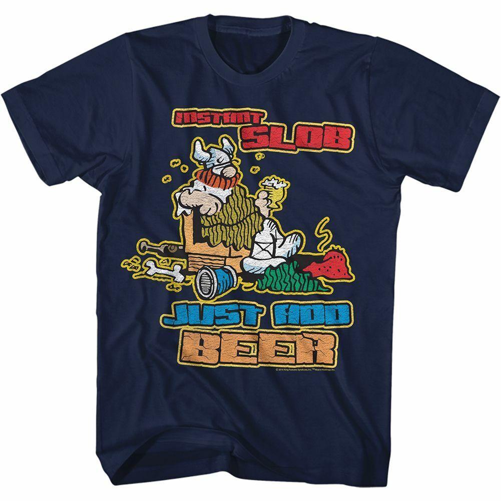 

Hagar The Horrible Instant Slob Navy T-Shirt Mens Womens Tees Top M