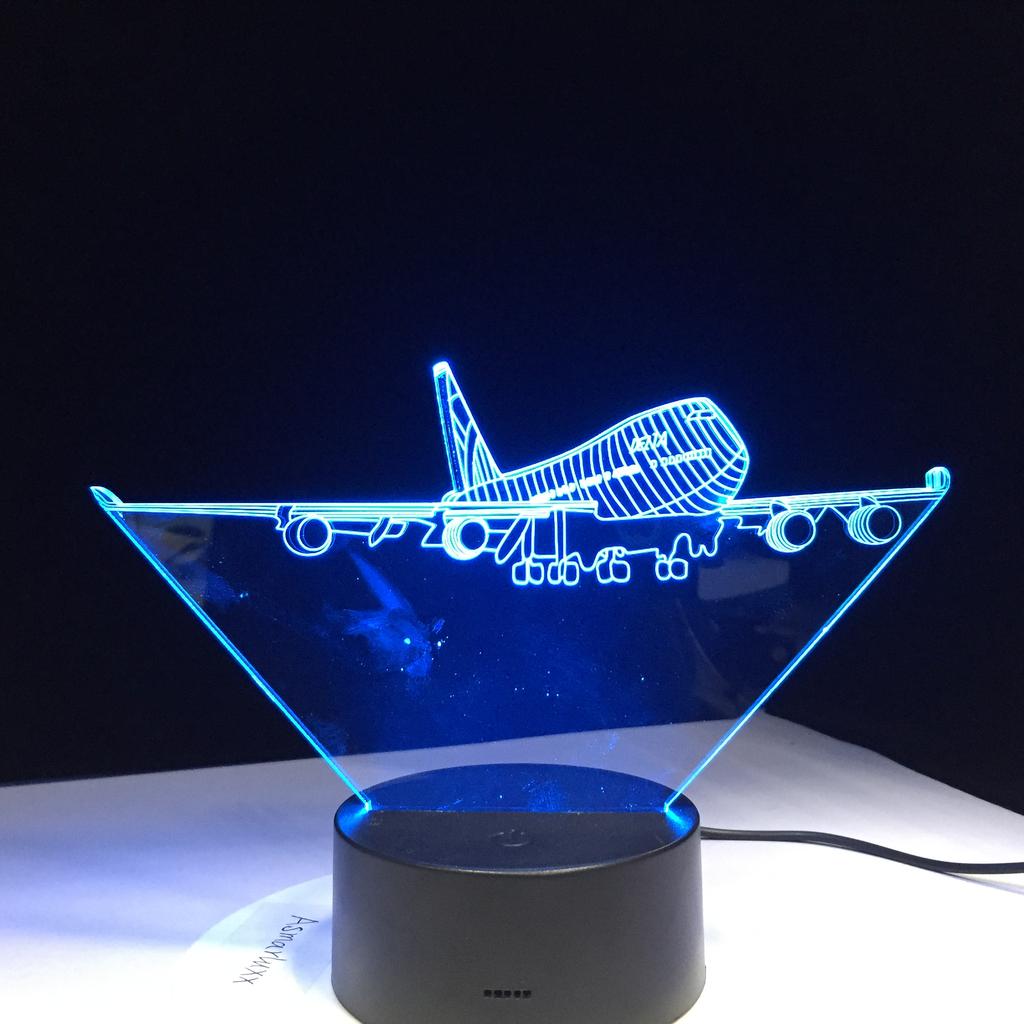 Factory Dropshipping ODM Rechargeable Touch Switch Dog Arylic Panel Box Table Night Lamp  16 Colors Change 3D LED Light