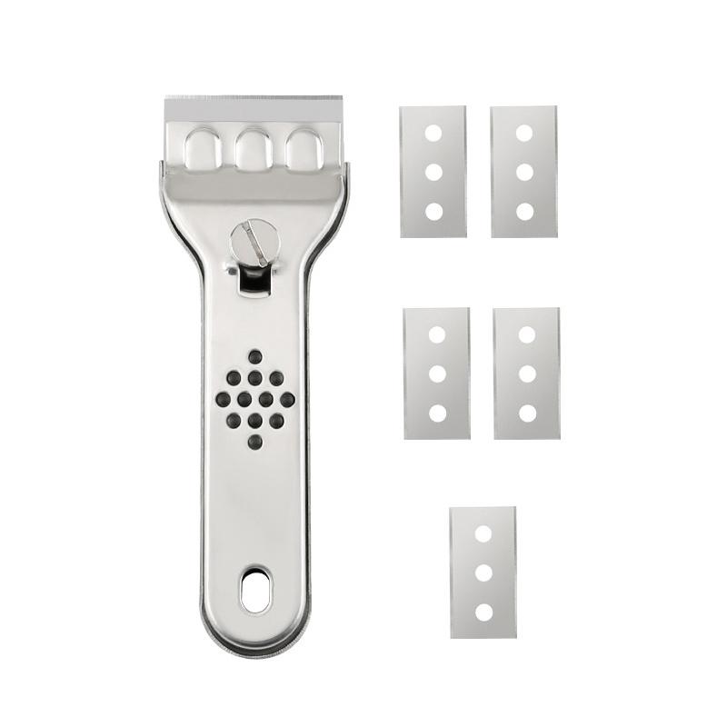 Stainless Steel Cleaning Scraper Blade Glass Kitchen Ceramic Tile Decontamination Scraper Wall Floor Paint Scraper Tool Knife