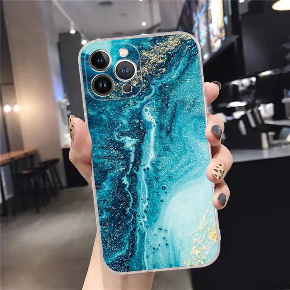 Marble fashion Phone Case For iPhone 15 14 11 12 13 Mini Pro XS Max Cover 6 7 8 Plus X XR SE 2020 Funda Shell