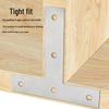 90° TL Type Cold-Rolled Steel Angle Iron Shelf Support Connector