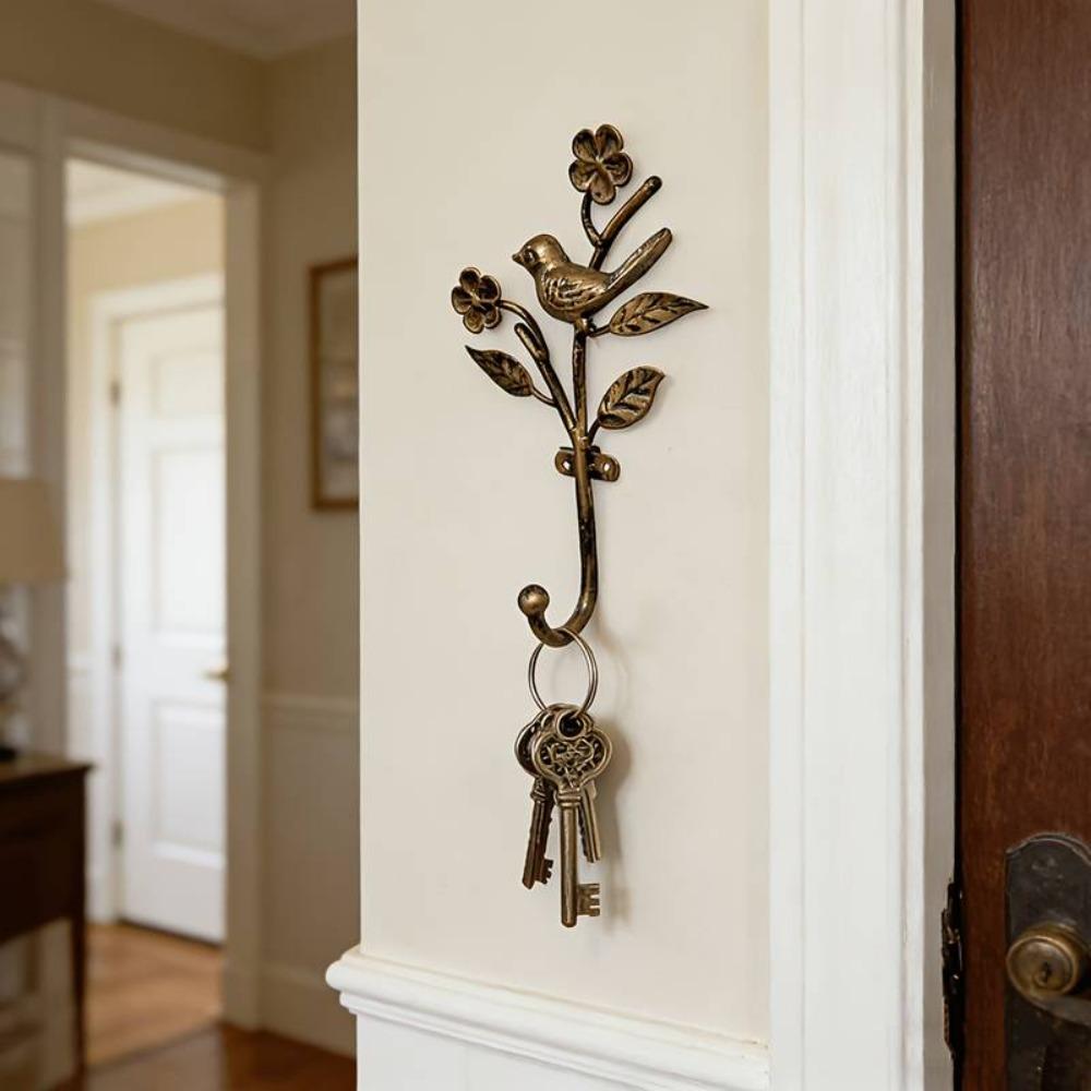 Vintage Cast Iron Key Hook Sturdy Sundries Storage Holder Home Decoration Key Holder Farmhouse