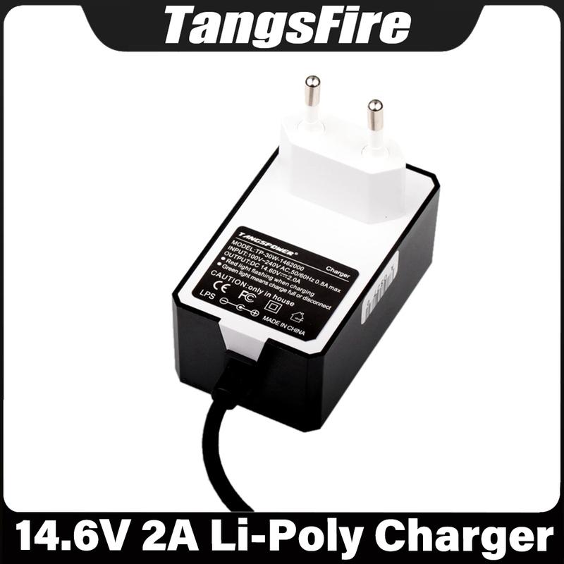 

14.6V 2A Smart LiFePO4 Battery Charger 4S For 12.6V 12.8V Electric Drill Screwdriver LiFePO4 Battery Pack Charger DC Connector US