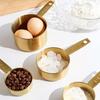 Univerzální žáruvzdorné Snadné čištění Stříbrná barva/zlatá Pohodlné uchopení Usazení Odměrky Čajové lžičky Kuchyňské náčiní Odměrky