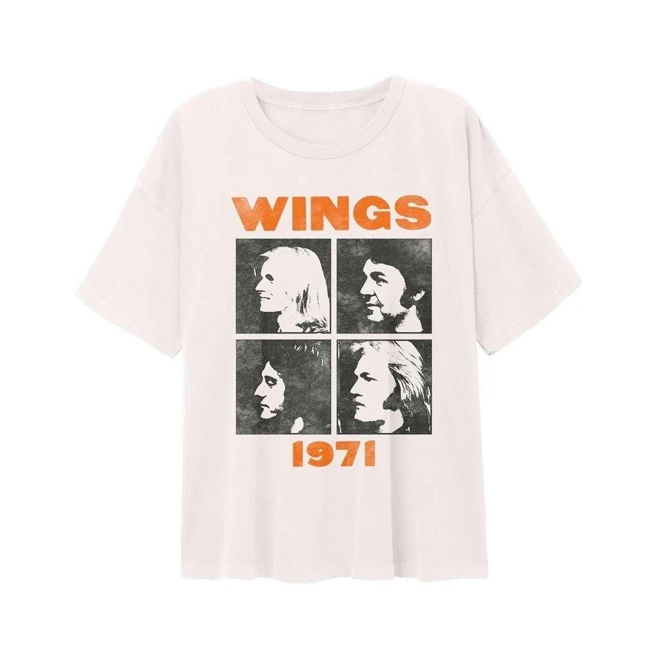 

Vintage Wings Band T-shirt, Wings 1971 Shirt S-5XL Q9458 S