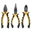 3-Piece Heavy-Duty Pliers Set with Soft Grip, 6-inch Carbon Steel