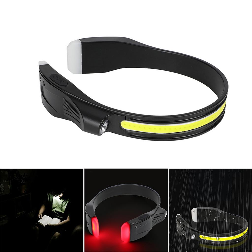 Hands release LED Head Torch USB Rechargeable Headlamps Motion Sensors Headlights 6 Light Modes IPX4 Waterproof Headligh