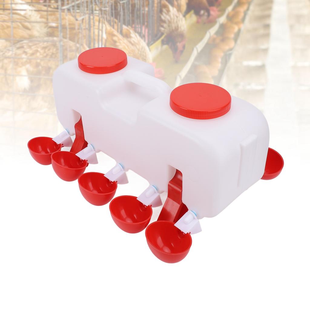 Self Filling Chicken Water Dispenser Long Lasting Sturdy Automatic Chicken Water Feeder Effortless Use Large Capacity for Duck