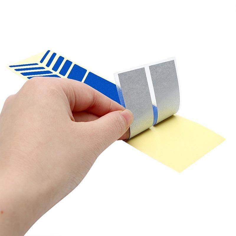 1pair 5D Rear View Mirror Stickers PET Rearview Mirror Side Decal Stripe Warn Safety Carbon Fiber Car Accessries Car Sticker