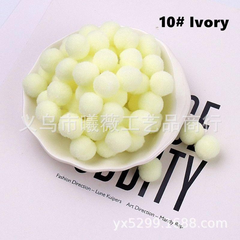High Elastic Polyester Fluff Ball DIY Lace Black Long Hair Accessories