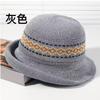 Spring And Summer Straw Hat Temperament Women'S Breathable Short Brim Fashion Sun Hat Versatile Hollow Sun Hat Basin Hat
